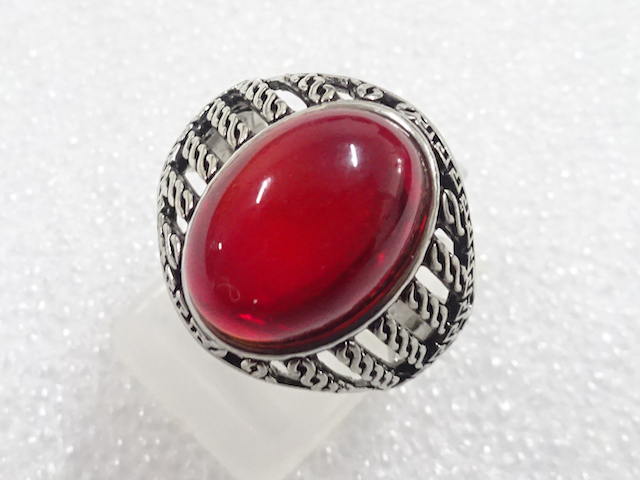 COLORED STONE FASHION RING / JP SIZE 14.5